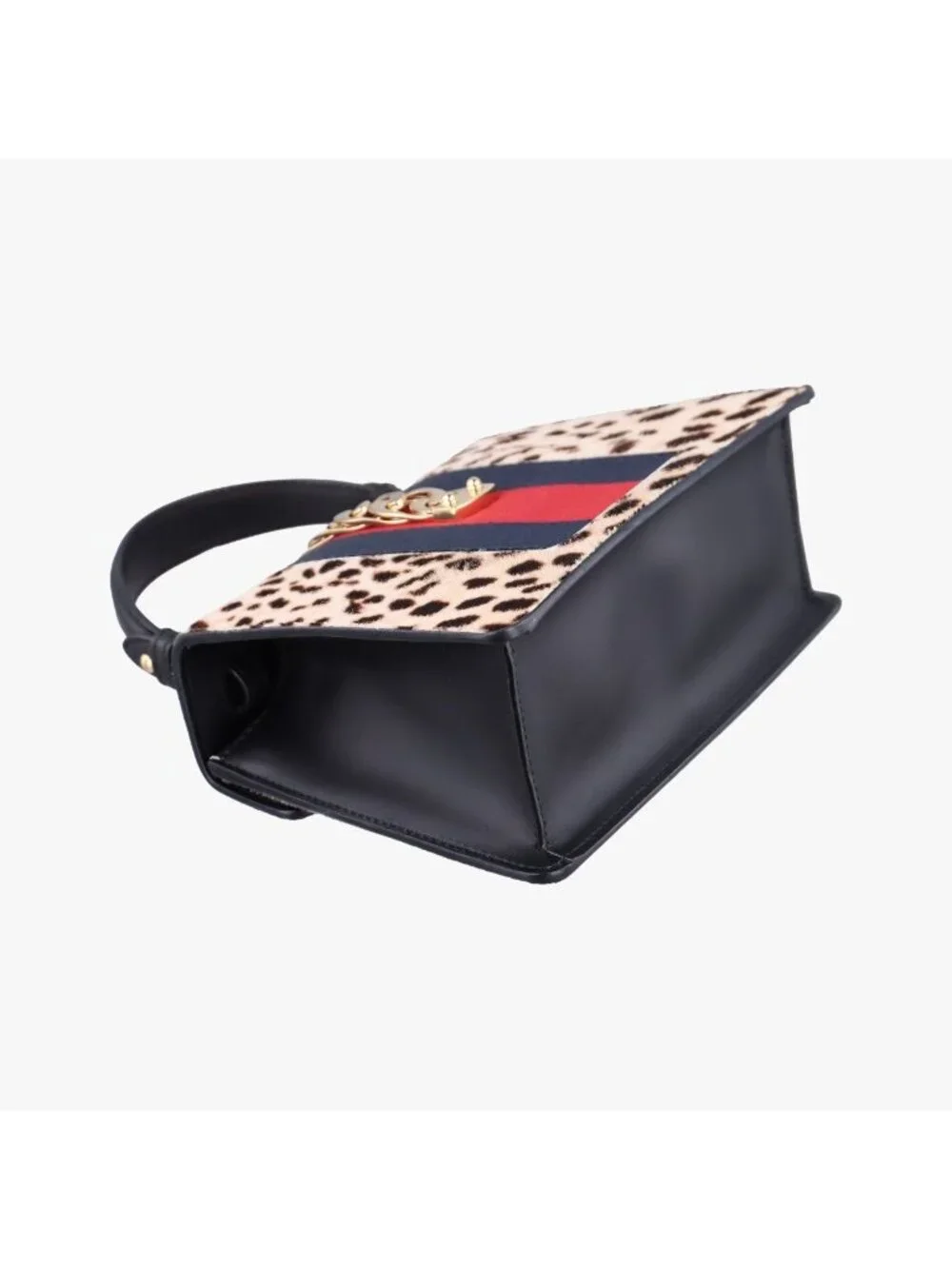 Gucci Sylvie Multicolor Calf Hair Shoulder Bag